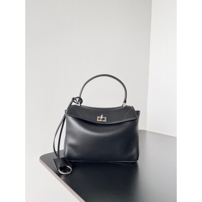 Balenciaga Rodeo Mini Bag in Noir Calfskin