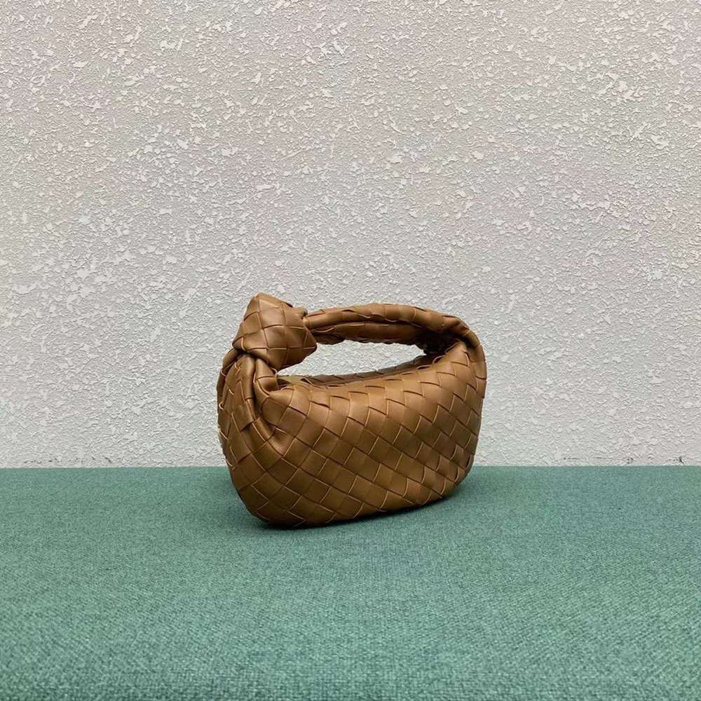 Bottega Veneta BV Jodie Mini Bag In Caramel Intrecciato Lambskin TDBS2209