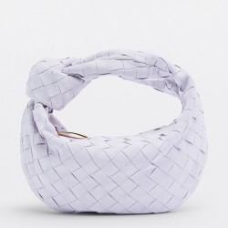 Bottega Veneta BV Jodie Mini Bag In Lilac Intrecciato Suede TDBS2217