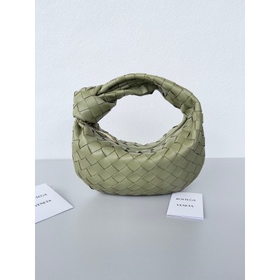 Bottega Veneta BV Jodie Mini Bag In Travertine Intrecciato Lambskin TDBS2225