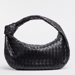 Bottega Veneta BV Jodie Small Bag In Black Intrecciato Leather TDBS2229