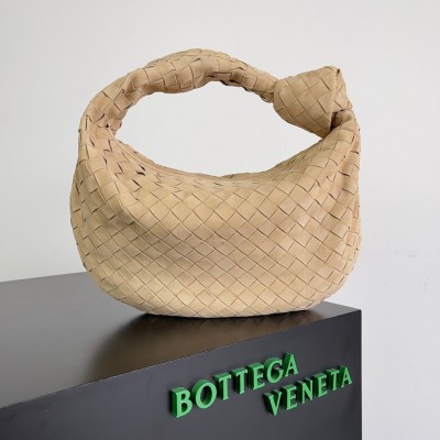 Bottega Veneta BV Jodie Teen Bag In Porridge Suede Calfskin TDBS2234