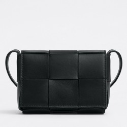 Bottega Veneta Candy Cassette Bag In Black Lambskin TDBS2059