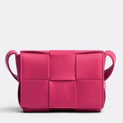 Bottega Veneta Candy Cassette Bag In Cranberry Lambskin TDBS2060