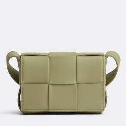 Bottega Veneta Candy Cassette Bag In Travertine Lambskin TDBS2063