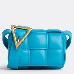 Bottega Veneta Candy Padded Cassette Bag In Pool Lambskin TDBS2069