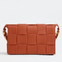 Bottega Veneta Cassette Bag In Maple Grained Leather TDBS2110