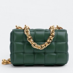 Bottega Veneta Chain Cassette Bag In Raintree Lambskin TDBS2177