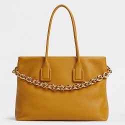 Bottega Veneta Chain Tote Bag In Cob Grained Leather TDBS2388