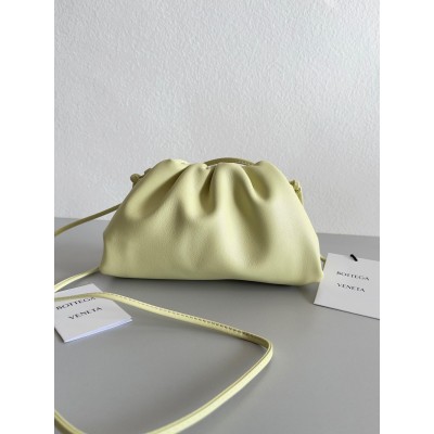 Bottega Veneta Mini Pouch Bag In Zest Washed Calfskin TDBS2315