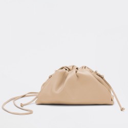 Bottega Veneta Mini Pouch In Beige Calfskin TDBS2316