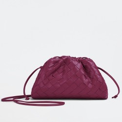 Bottega Veneta Mini Pouch In Cinnabar Intrecciato Lambskin TDBS2321