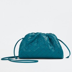 Bottega Veneta Mini Pouch In Mallard Intrecciato Lambskin TDBS2325