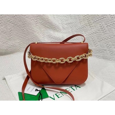 Bottega Veneta Mount Medium Envelope Bag In Maple Calfskin TDBS2285