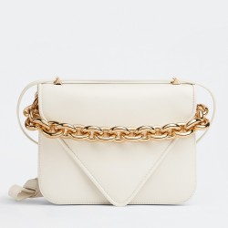 Bottega Veneta Mount Small Bag In White Calfskin TDBS2291