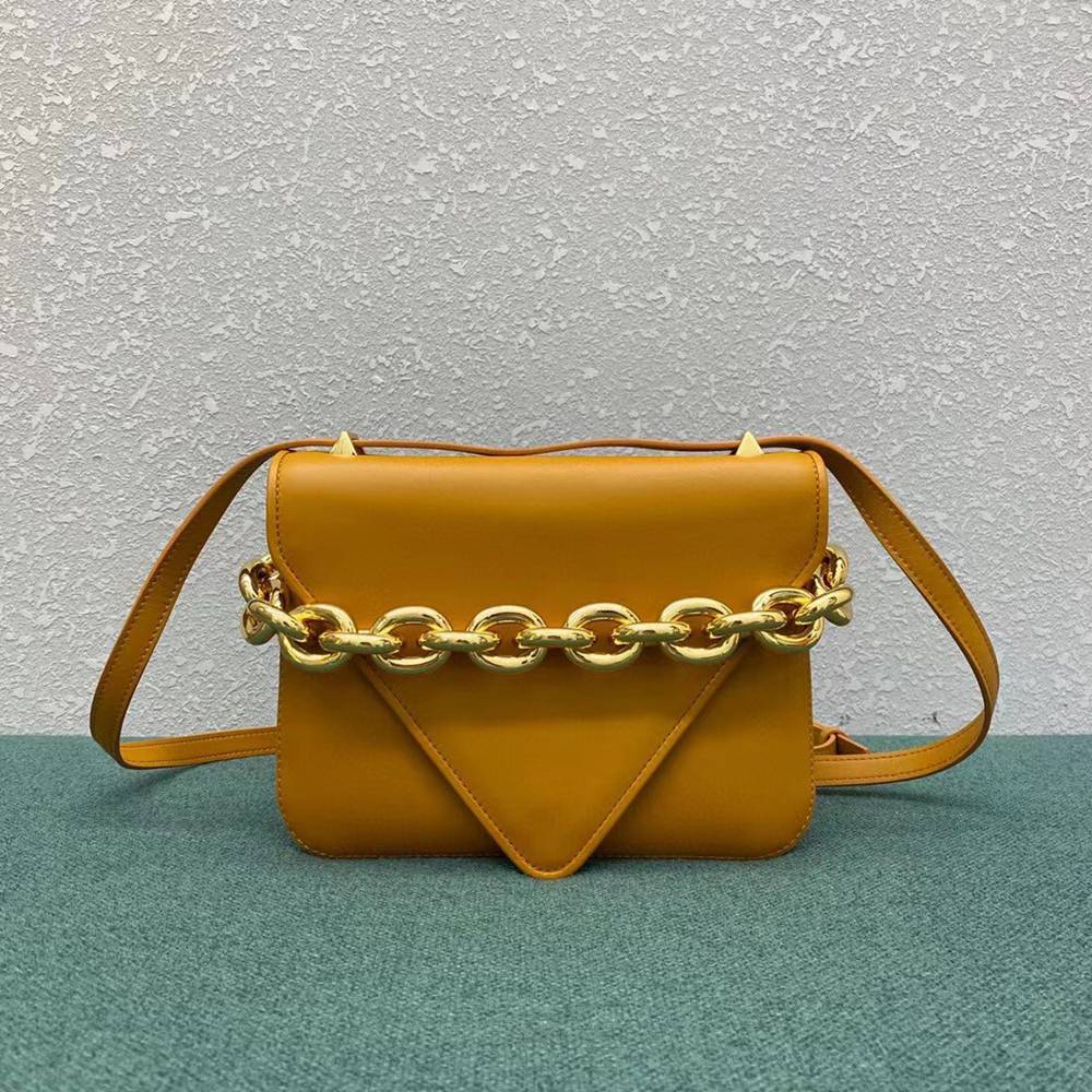 Bottega Veneta Mount Small Bag In Yellow Calfskin TDBS2292