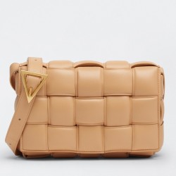 Bottega Veneta Padded Cassette Bag In Almond Lambskin TDBS2120