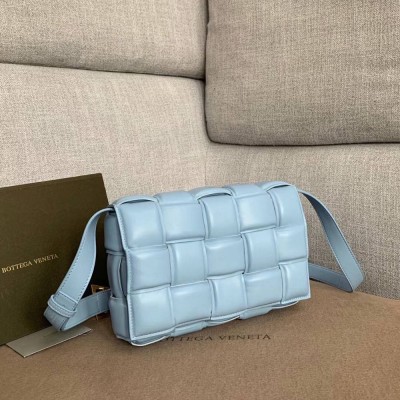 Bottega Veneta Padded Cassette Bag In Ice Calfskin TDBS2130