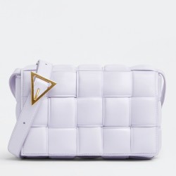 Bottega Veneta Padded Cassette Bag In Lilas Lambskin TDBS2131