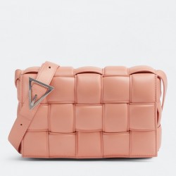 Bottega Veneta Padded Cassette Bag In Peachy Calfskin TDBS2136