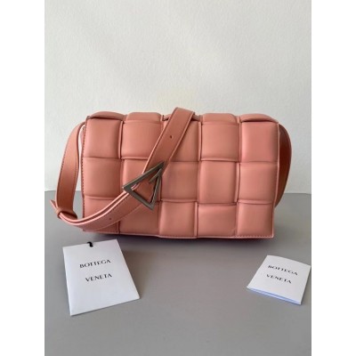 Bottega Veneta Padded Cassette Bag In Peachy Lambskin TDBS2137