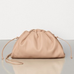 Bottega Veneta Pouch Mini Bag In Beige Calfskin TDBS2330