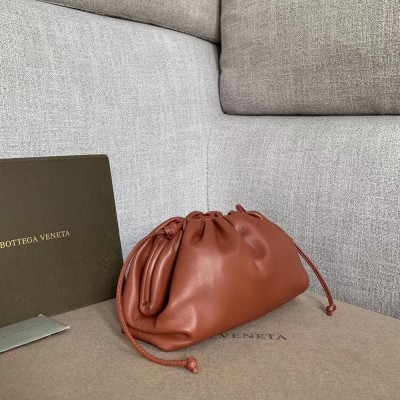 Bottega Veneta Pouch Mini Bag In Rust Calfskin TDBS2333