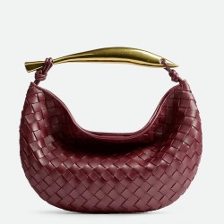 Bottega Veneta Sardine Small Bag In Barolo Intrecciato Lambskin TDBS2370