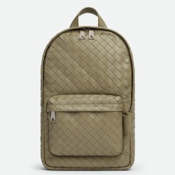 Bottega Veneta Small Backpack In Taupe Intrecciato Calfskin TDBS2044