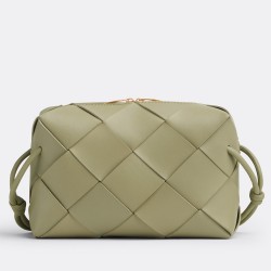 Bottega Veneta Small Cassette Camera Bag In Travertine Lambskin TDBS2191