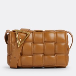 Bottega Veneta Small Padded Cassette Bag In Camel Lambskin TDBS2156