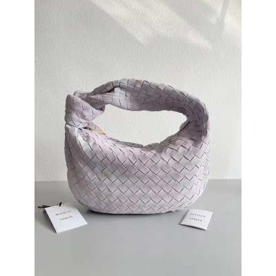 Bottega Veneta BV Jodie Teen Bag In Lilas Suede Calfskin