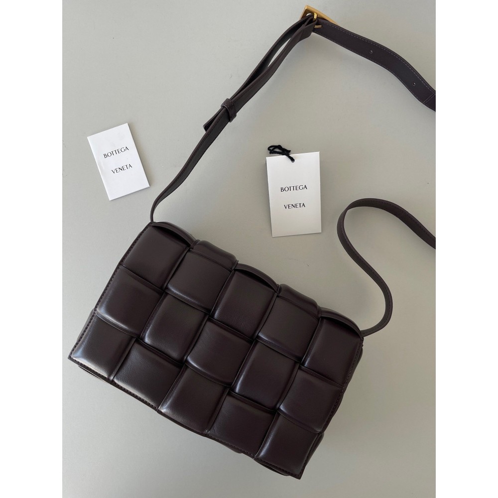 Bottega Veneta Padded Cassette Bag In Fondant Intrecciato Lambskin