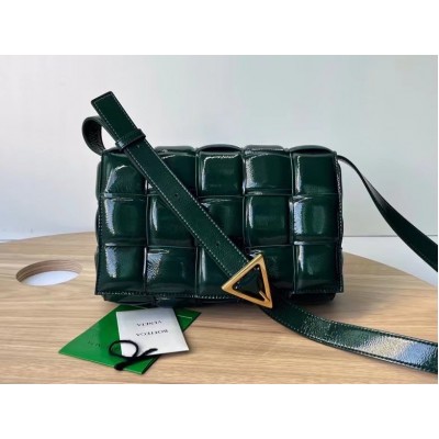 Bottega Veneta Padded Cassette Bag In Raintree Deerskin