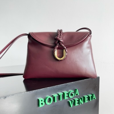 Bottega Veneta Small Liberta Bag in Barolo Calfskin