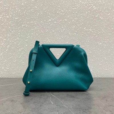 Bottega Veneta Small Point Top Handle Bag In Mallard Nappa Leather