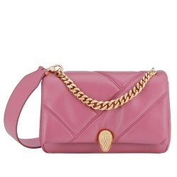 Bvlgari Serpenti Cabochon Small Bag In Pink Leather TDBS2406