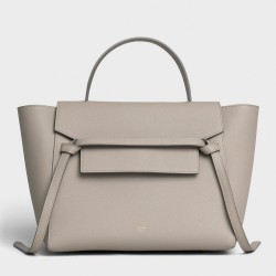 Celine Belt Mini Bag In Light Taupe Grained Calfskin TDBS2458