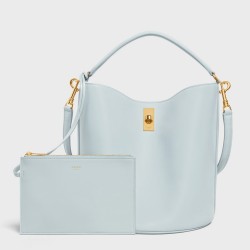 Celine Bucket 16 Bag In Mineral Smooth Calfskin TDBS2517