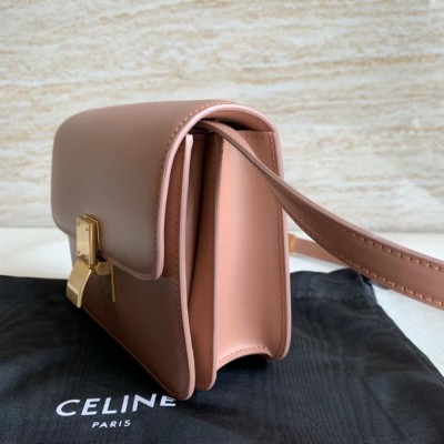 Celine Classic Box Teen Bag In Antique Rose Box Calfskin TDBS2509