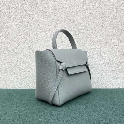 Celine Micro Belt Bag In Mineral Grained Calfskin TDBS2487