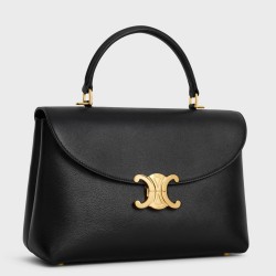 Celine Nino Medium Bag in Black Calfskin TDBS2583