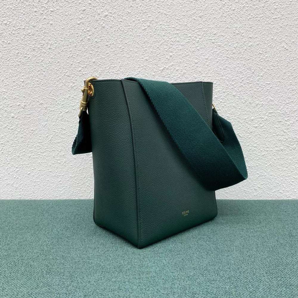 Celine Sangle Small Bucket Bag In Amazone Calfskin  TDBS2525