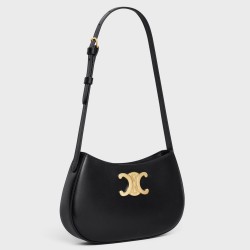 Celine Tilly Medium Bag in Black Calfskin TDBS2586