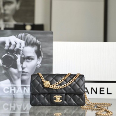 Chanel 23S Series Camellia Metal Buckle