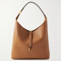 Chloe Marcie Hobo Bag in Brown Grained Leather TDBS2640