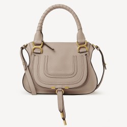 Chloe Marcie Small Double Carry Bag in Sand Grained Leather TDBS2652