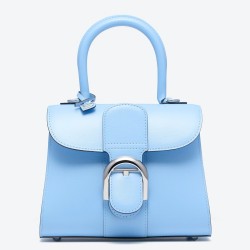 Delvaux Brillant Mini Bag in Azure Box Calf Leather TDBS2708