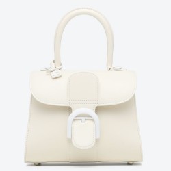 Delvaux Brillant Mini Bag in Ivory Box Calf Leather TDBS2710