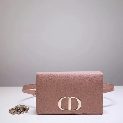 Dior 30 Montaigne 2 In 1 Belt Bag In Poudre Calfskin TDBS2774